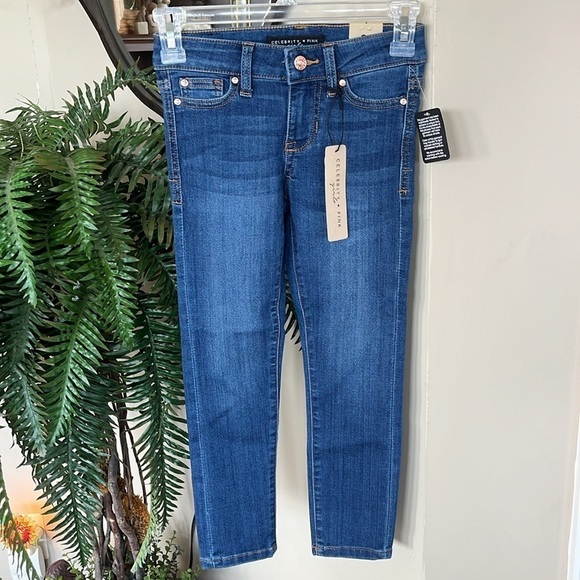 Brand New Celebrity Pink Girls Infinite Stretch Blue Ankle Skinny Jeans - Picture 15 of 15